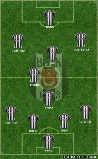 Besiktas JK Formation 2010