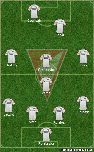 Debreceni VSC Formation 2010