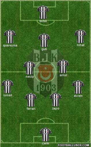 Besiktas JK Formation 2010