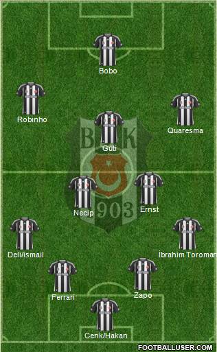 Besiktas JK Formation 2010