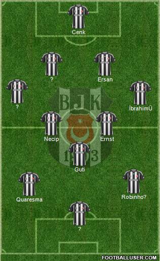 Besiktas JK Formation 2010