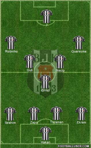 Besiktas JK Formation 2010