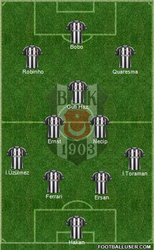 Besiktas JK Formation 2010