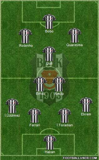 Besiktas JK Formation 2010