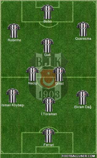 Besiktas JK Formation 2010