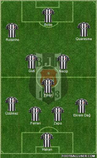 Besiktas JK Formation 2010