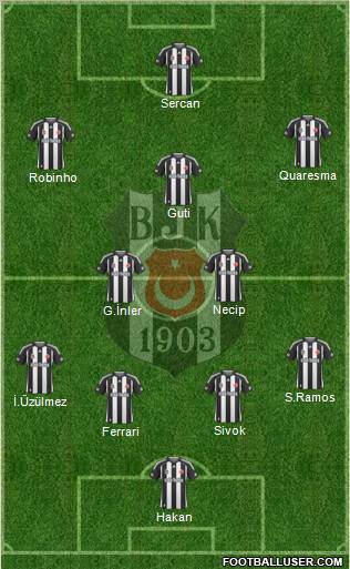 Besiktas JK Formation 2010