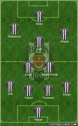 Besiktas JK Formation 2010