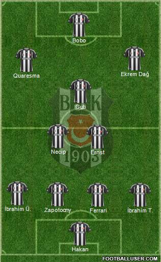 Besiktas JK Formation 2010