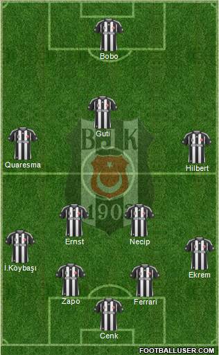 Besiktas JK Formation 2010