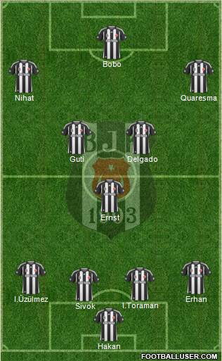 Besiktas JK Formation 2010