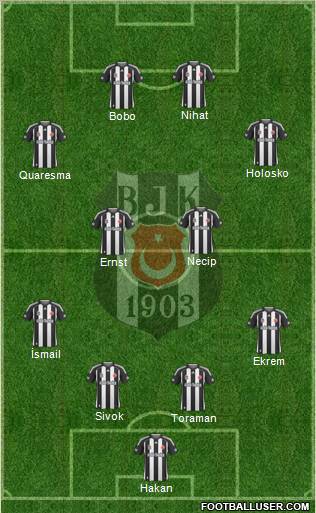 Besiktas JK Formation 2010