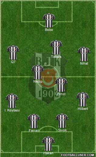 Besiktas JK Formation 2010