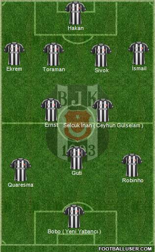 Besiktas JK Formation 2010