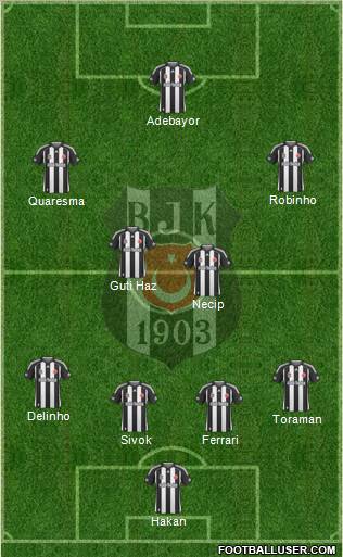 Besiktas JK Formation 2010