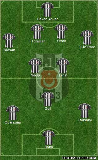 Besiktas JK Formation 2010