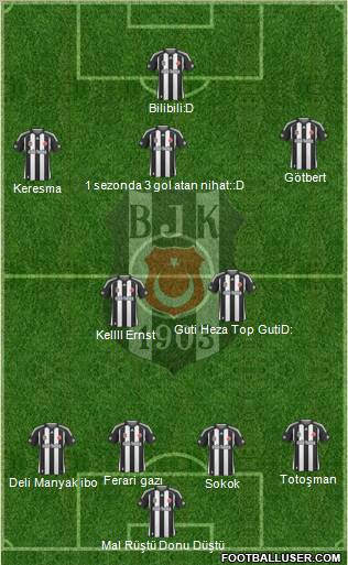 Besiktas JK Formation 2010