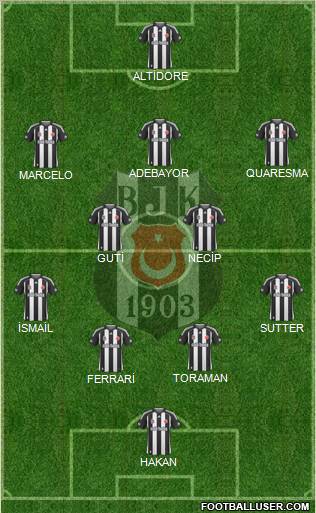 Besiktas JK Formation 2010