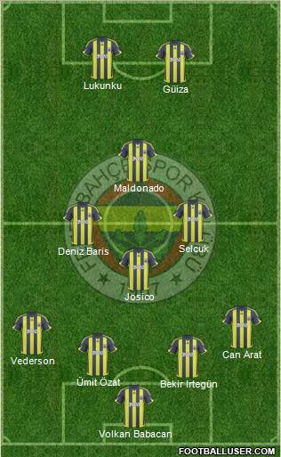 Fenerbahçe SK Formation 2010