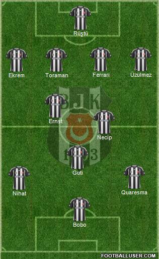 Besiktas JK Formation 2010