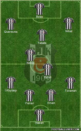 Besiktas JK Formation 2010