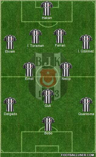 Besiktas JK Formation 2010