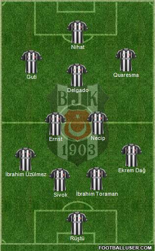 Besiktas JK Formation 2010