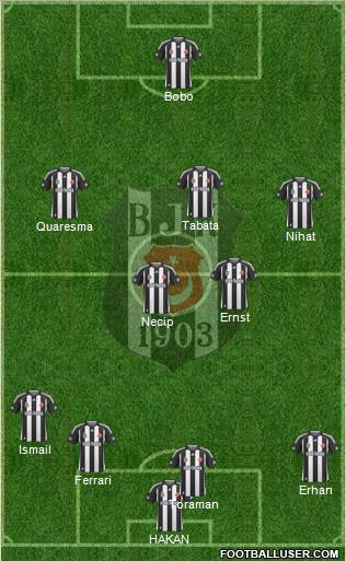 Besiktas JK Formation 2010