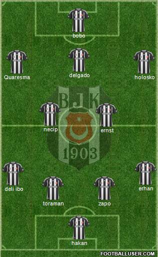 Besiktas JK Formation 2010