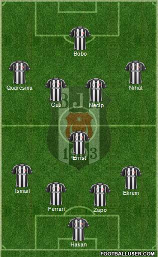 Besiktas JK Formation 2010