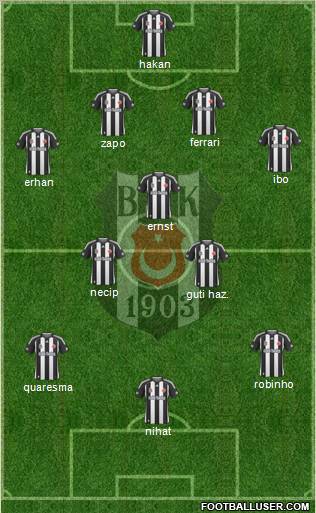 Besiktas JK Formation 2010