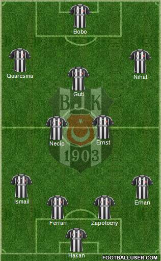 Besiktas JK Formation 2010