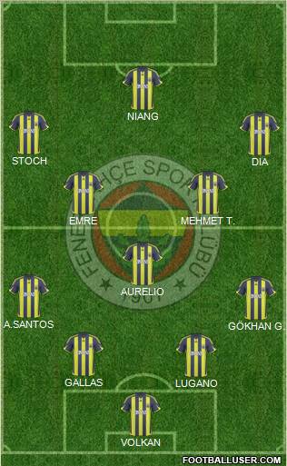 Fenerbahçe SK Formation 2010