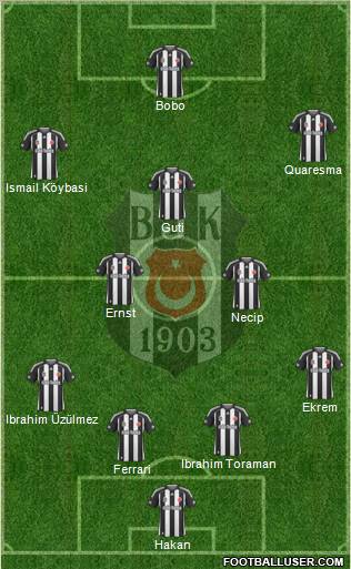 Besiktas JK Formation 2010