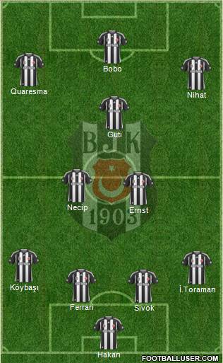 Besiktas JK Formation 2010