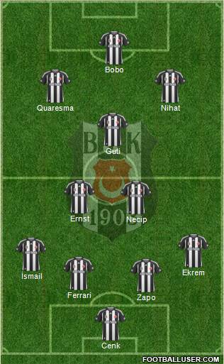 Besiktas JK Formation 2010