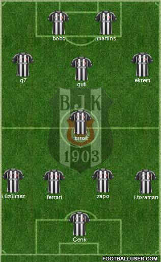 Besiktas JK Formation 2010