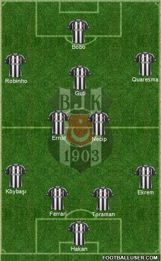 Besiktas JK Formation 2010