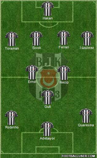 Besiktas JK Formation 2010