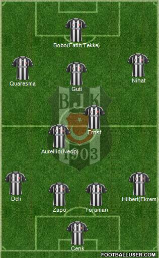 Besiktas JK Formation 2010