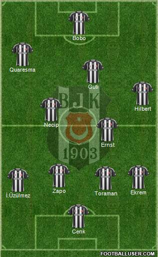 Besiktas JK Formation 2010