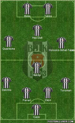 Besiktas JK Formation 2010