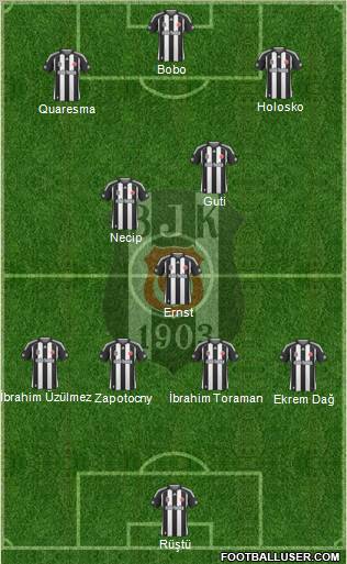 Besiktas JK Formation 2010