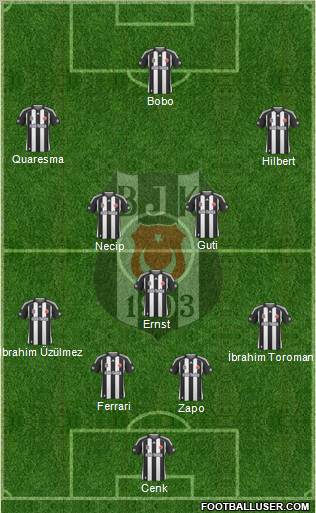 Besiktas JK Formation 2010