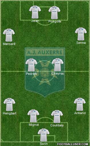 A.J. Auxerre Formation 2010