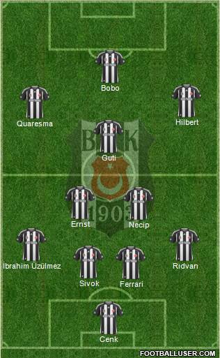 Besiktas JK Formation 2010