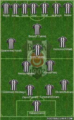 Besiktas JK Formation 2010