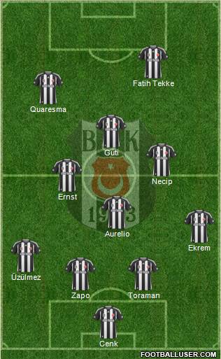 Besiktas JK Formation 2010