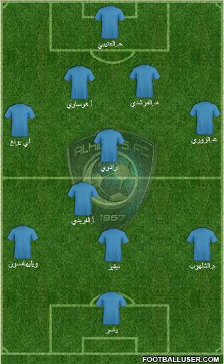 Al-Hilal (KSA) Formation 2010