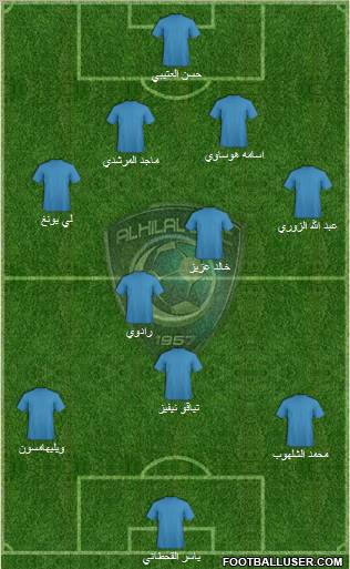 Al-Hilal (KSA) Formation 2010